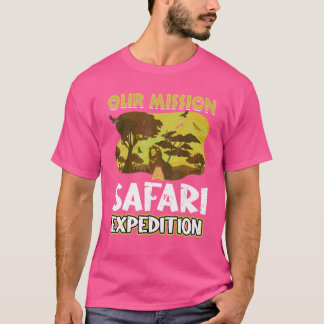 Camiseta Nossa Missão Safari Expedição Família Safari