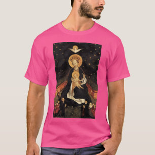 Camiseta Nossa Senhora A Madonna Em Uma Lua Crescente