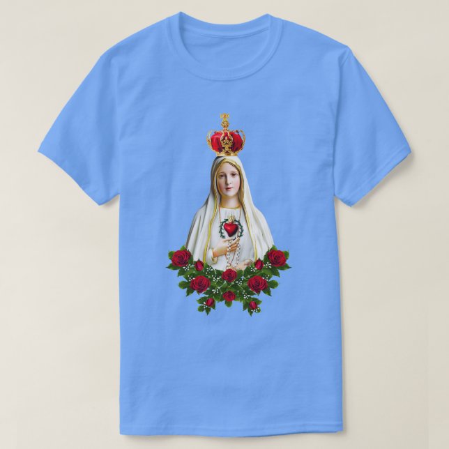 Camiseta Nossa Senhora da Fátima (Frente do Design)
