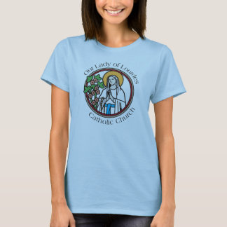 Camiseta Nossa senhora da igreja Católica de Lourdes -