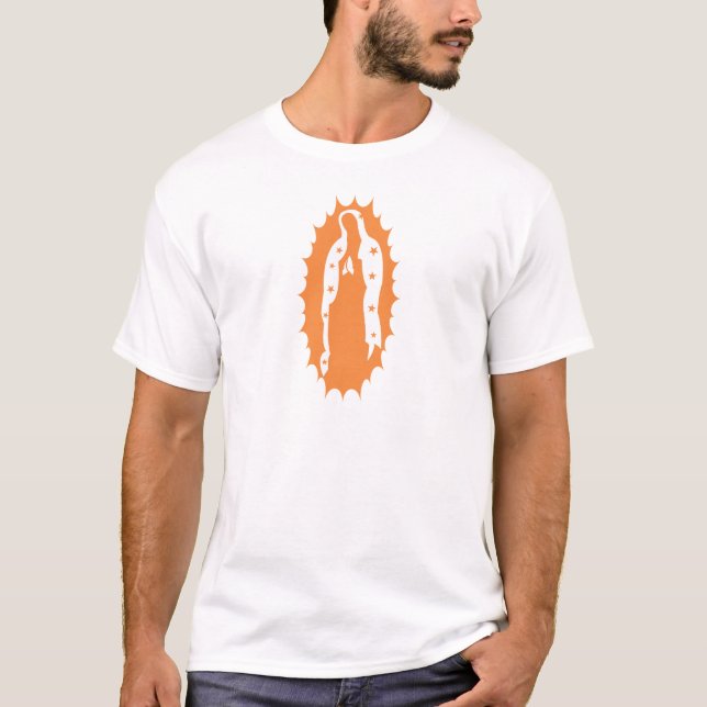 Camiseta nossa senhora da laranja de guadalupe (Frente)