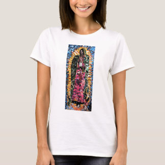 Camiseta Nossa senhora da roupa do mosaico de Guadalupe