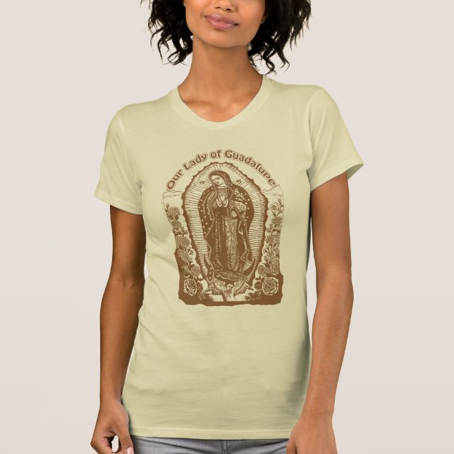 CAMISETA NOSSA SENHORA DE ARTE DEVOCIONAL DE GUADALUPE (Frente)