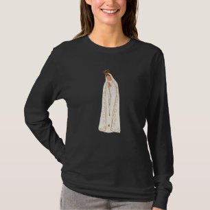 Camiseta Nossa Senhora de Fátima Terço Oração Santa Bênção