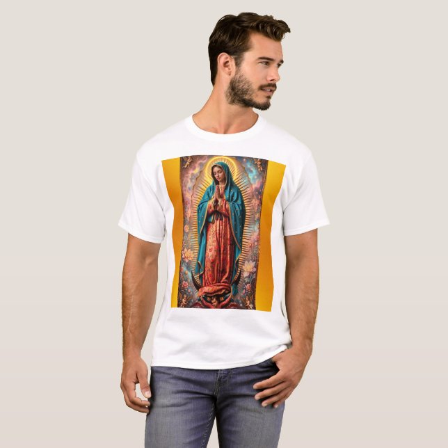 Camiseta Nossa Senhora de Guadalupe (Frente Completa)