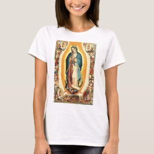 Camiseta Nossa Senhora de Guadalupe Arte Radiante
