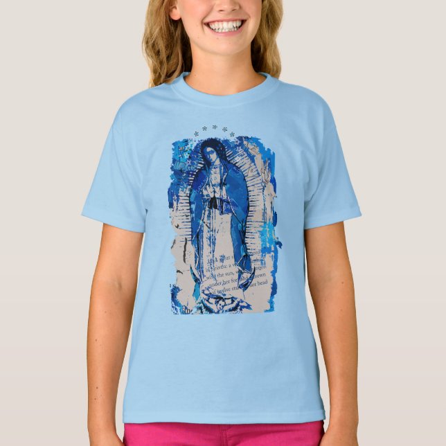 Camiseta Nossa Senhora de Guadalupe Collage (Frente)