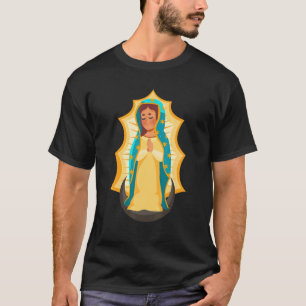 Camiseta Nossa Senhora De Guadalupe Vintage Mãe Maria Méxic