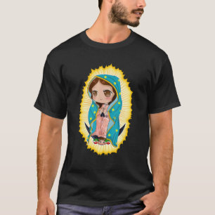 Camiseta Nossa Senhora De Guadalupe Vintage Mãe Maria Méxic