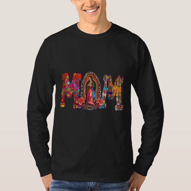 Camiseta Nossa Senhora de Guadalupe Virgem Católica Maria M (Frente)