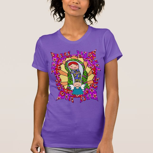 Camiseta Nossa senhora de Guadalupe, VIRGEM DE GUADALUPE (Frente)