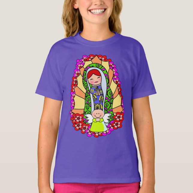 Camiseta Nossa senhora de Guadalupe, VIRGEM DE GUADALUPE (Frente)
