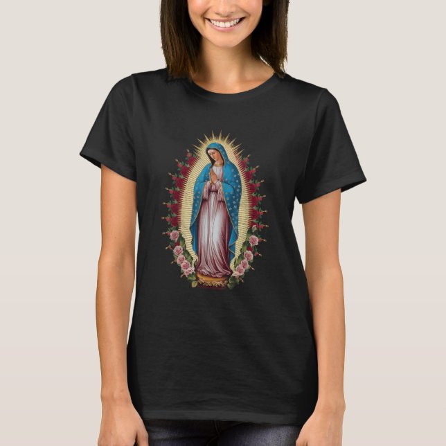 Camiseta Nossa Senhora de Guadalupe Virgem Maria (Frente)