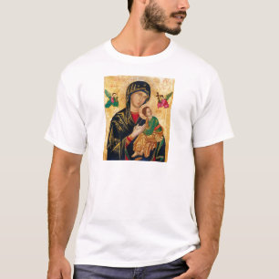 Camiseta Nossa Senhora do Ícone Perpétuo de Ajuda Virgem Ma