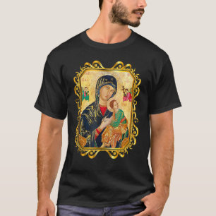 Camiseta Nossa Senhora do Perpétuo Socorro Mãe Abençoada Ma