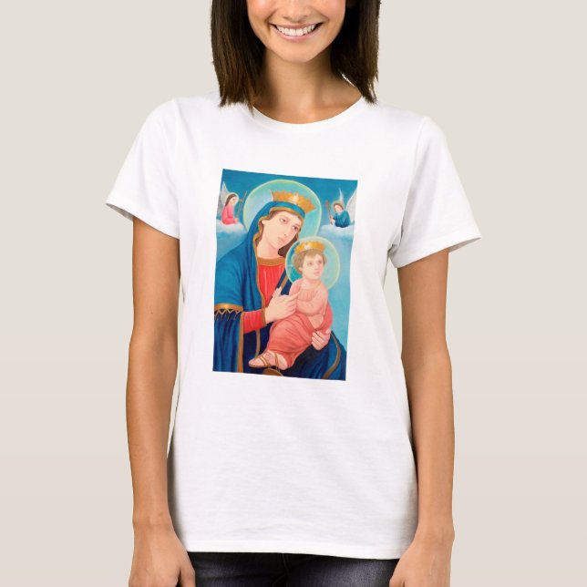 Camiseta Nossa Senhora Perpétua Ajuda Católica (Frente)