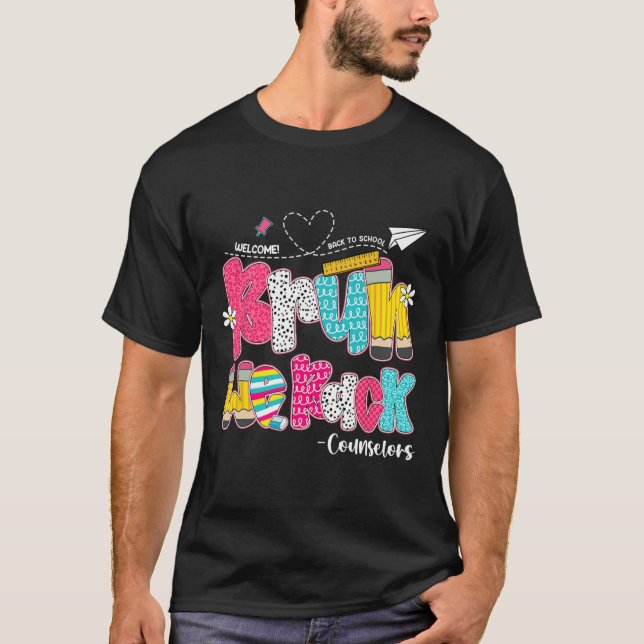Camiseta Nossa Voltamos Orientadores Bem-vindos à Escola  (Frente)