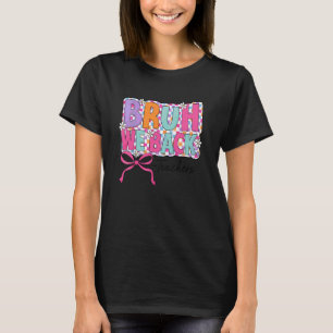 Camiseta Nossa Voltamos Professores Coquette Laço Préppy Vo