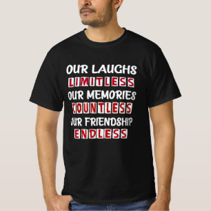 Camiseta nossas lembranças nossas amizades