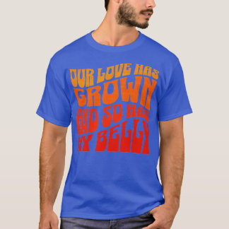 Camiseta Nosso amor cresceu e minha barriga também