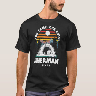 Camiseta Nosso Campo Nossas Regras Sherman Acampando Texas
