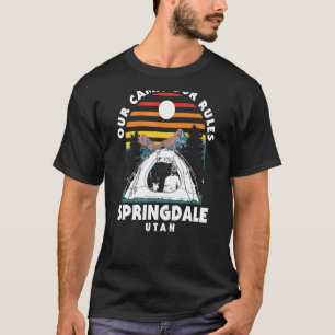 Camiseta Nosso Campo Nossas Regras Springdale Camping Utah