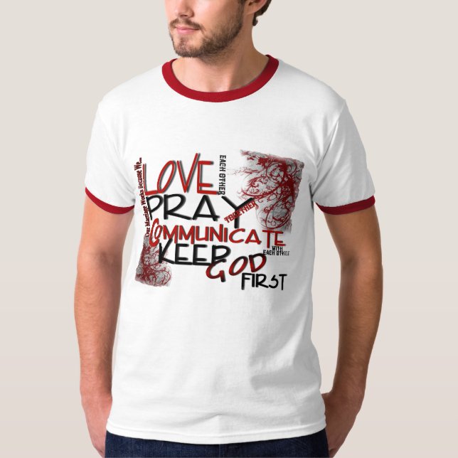 Camiseta Nosso Casamento funciona porque os homens andam ju (Frente)