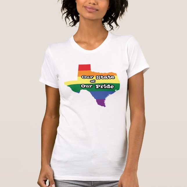 Camiseta Nosso Estado de Orgulho| Texas (Frente)