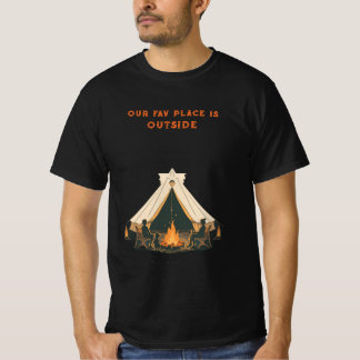Camiseta Nosso Lugar Favorito É Fora | Estilo Diário