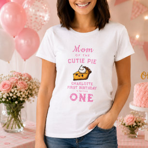 Camiseta Nosso Pequeno Aniversário de 1 Ano do Dia do Pi Fo