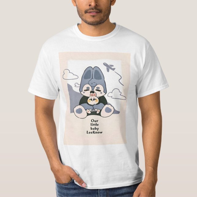 Camiseta Nosso pequeno bebê LeeKnow (Frente)