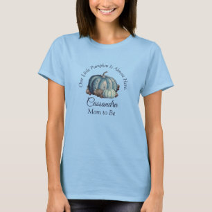 Camiseta Nosso Pequeno Pumpkin Azul PAI CHÁ DE FRALDAS