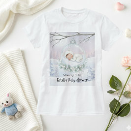 Camiseta Nosso Pequeno Snowbaby está a caminho do Presente 