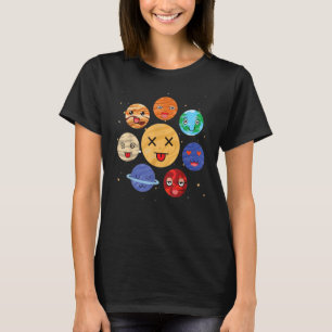 Camiseta Nosso planeta Solar Planeta Ciência Espaço de Educ