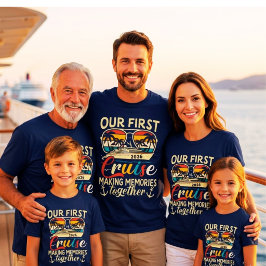 Camiseta Nosso Primeiro Cruzeiro 2026 Criando Memórias Junt
