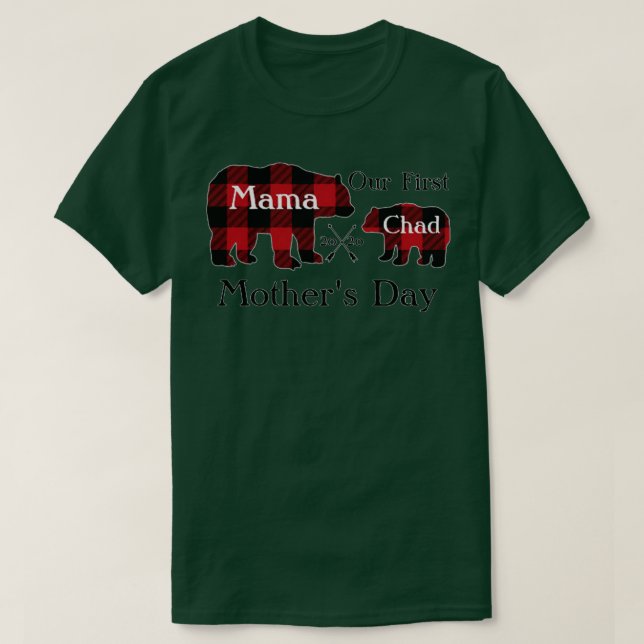Camiseta Nosso primeiro Dia de as mães (Frente do Design)