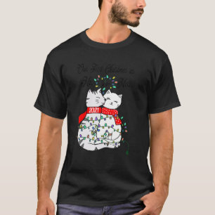 Camiseta Nosso Primeiro Natal Como Casal De Gato Do Sr. E S