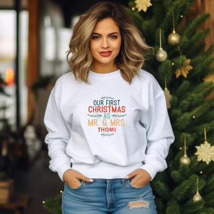 Camiseta Nosso Primeiro Natal como Senhor e Senhora