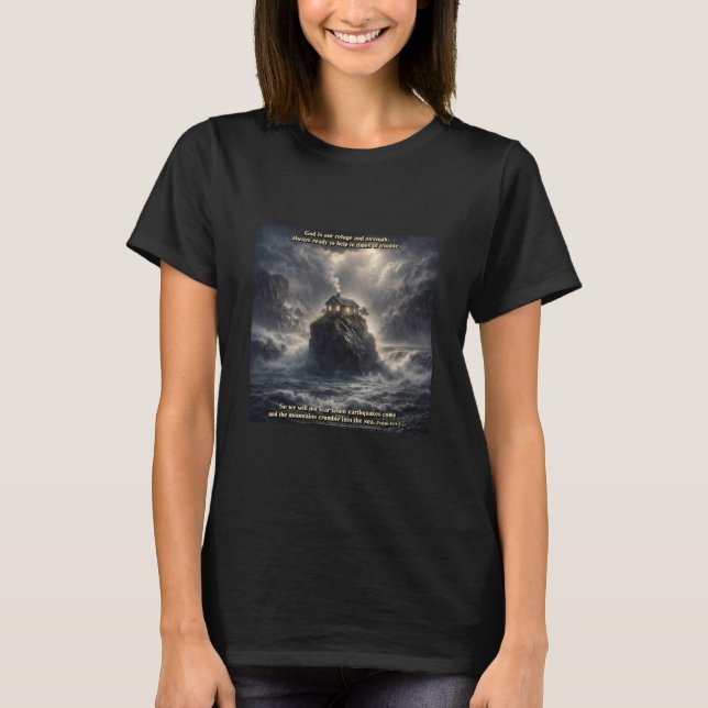 Camiseta Nosso refúgio e força (Frente)