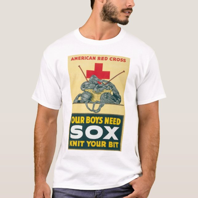Camiseta Nosso sox da necessidade dos meninos - faça malha (Frente)