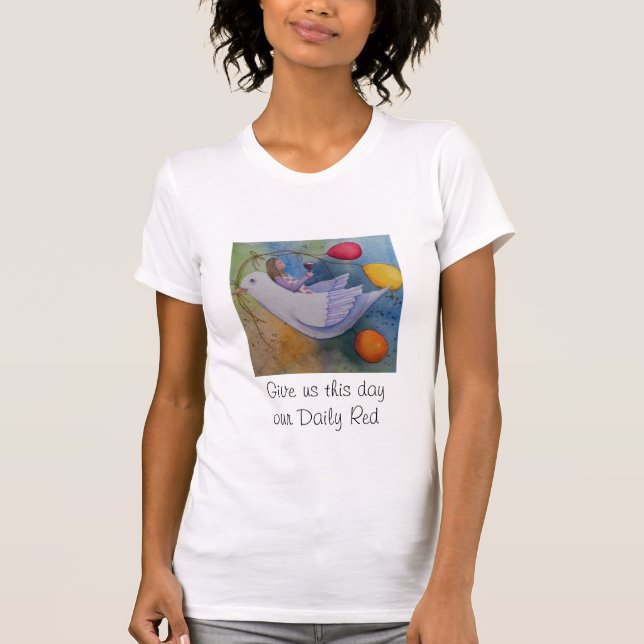 Camiseta Nosso vermelho diário (Frente)