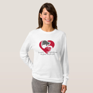 Camiseta Nossos companheiros perfeitos nunca têm menos de 4