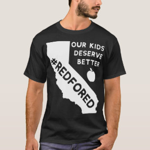 Camiseta Nossos Filhos Merecem Melhor Vermelho Para Ed Cali