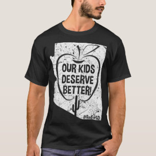 Camiseta Nossos Filhos Merecem Melhor Vermelho Para Mulhere