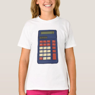 Camiseta Nostalgia da Escola de Matemática Calculadora do a