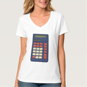 Camiseta Nostalgia da Escola de Matemática Calculadora do a