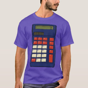 Camiseta Nostalgia da Escola de Matemática da Calculadora d