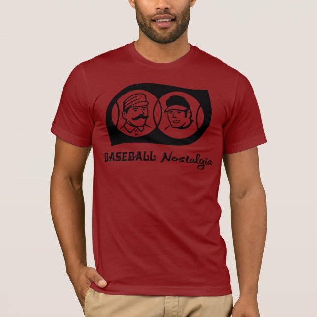 Camiseta Nostalgia do basebol (Frente)