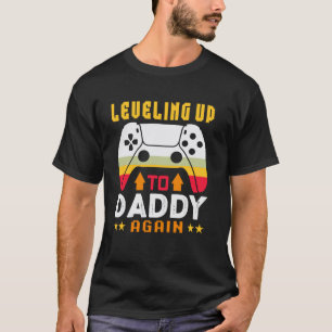Camiseta Nostálgico Retro Subindo de Level para o Papai Nov
