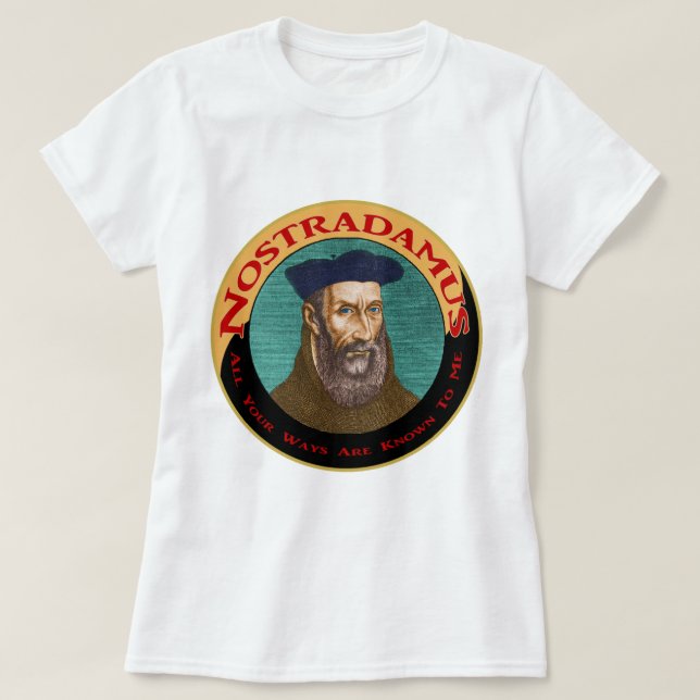 Camiseta Nostradamus (Frente do Design)